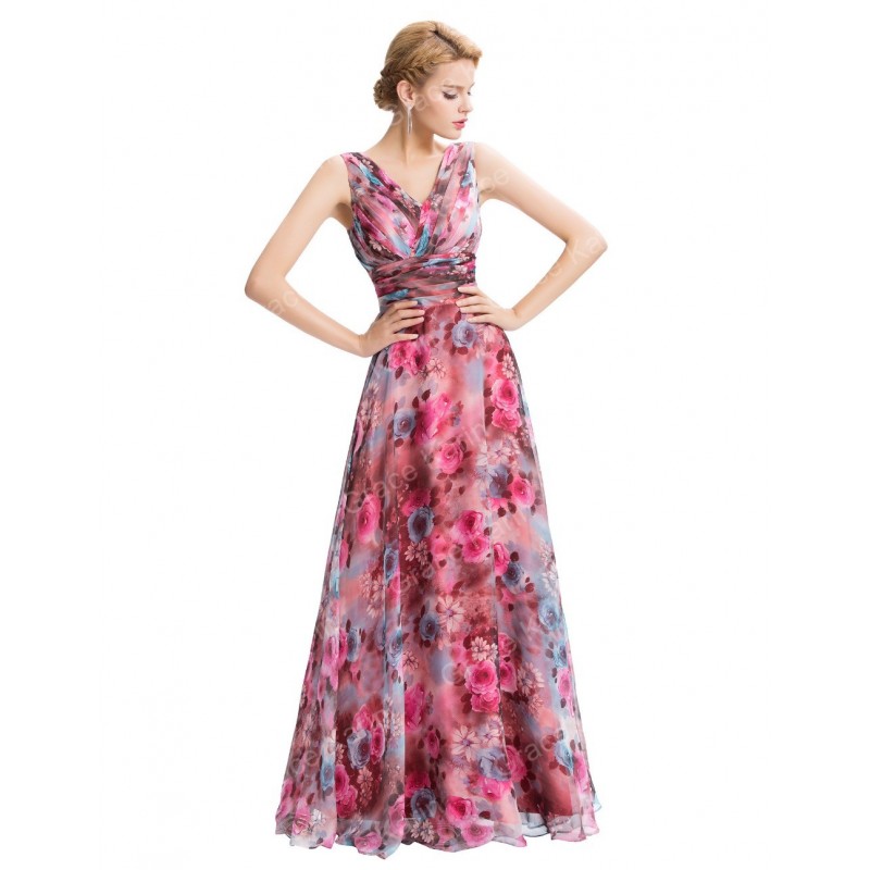 Vestido de Festa Floral